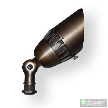 Dauer Bodacious uplight in brass, 12w