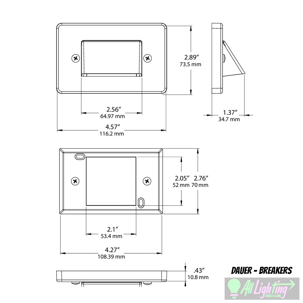 Breaker Led Light Dauer 489927-3000K • BREAKERS Integrated LED Step Light – All Lighting ...