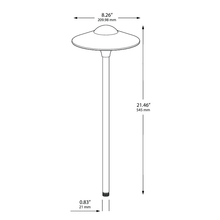 Dauer 489157-3000K • MONTEREY 12V Integrated Path Light 5W & 3000K