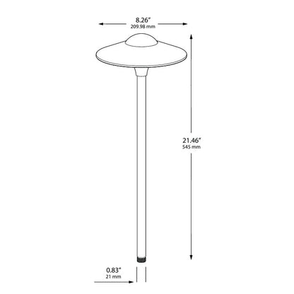 Dauer 489157-3000K • MONTEREY 12V Integrated Path Light 5W & 3000K