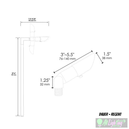 Dauer 489912 • REGENT MR8 Path Light