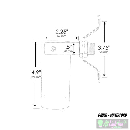 Dauer 489915 • WATERFORD Down Light