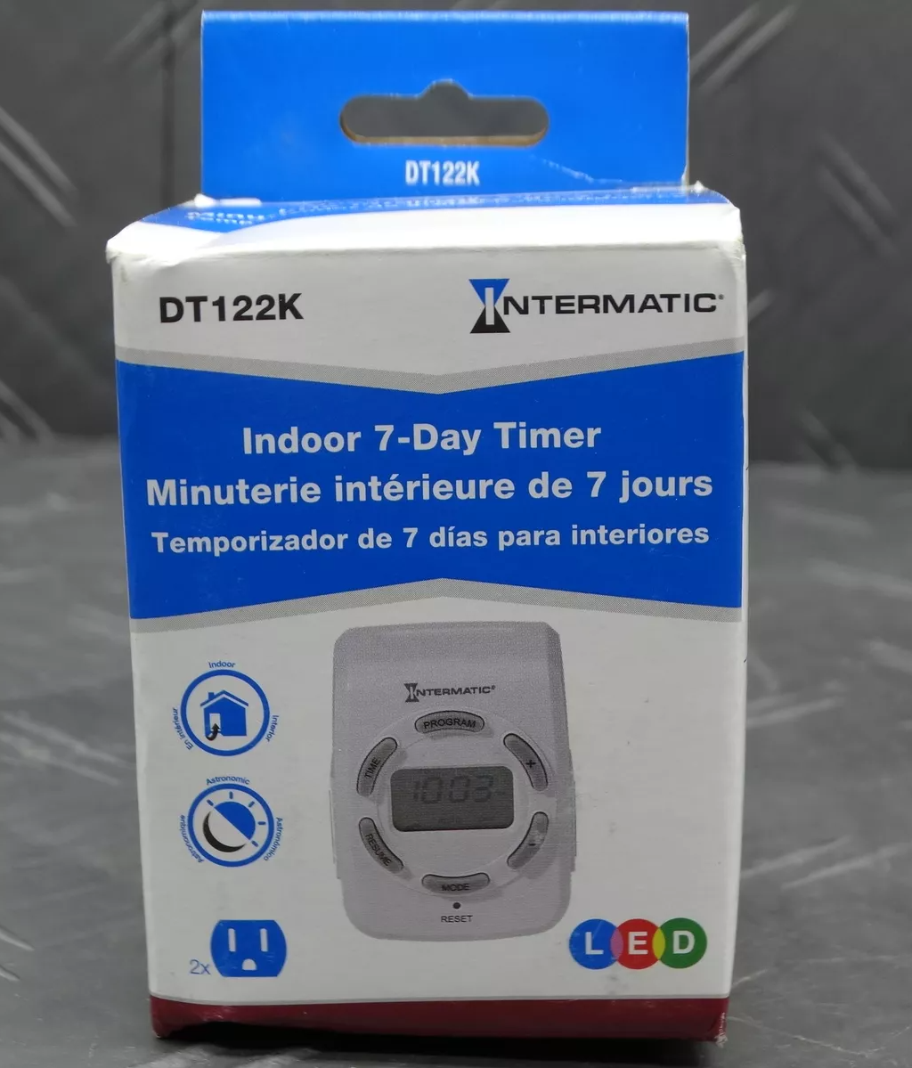 Intermatic DT122K indoor 7 day timer for lights and appliances