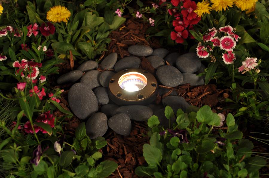 FX Luminaire FCNLRGCB | FC In Grade MR16 Light (NL), Ring Face, Camo Bronze