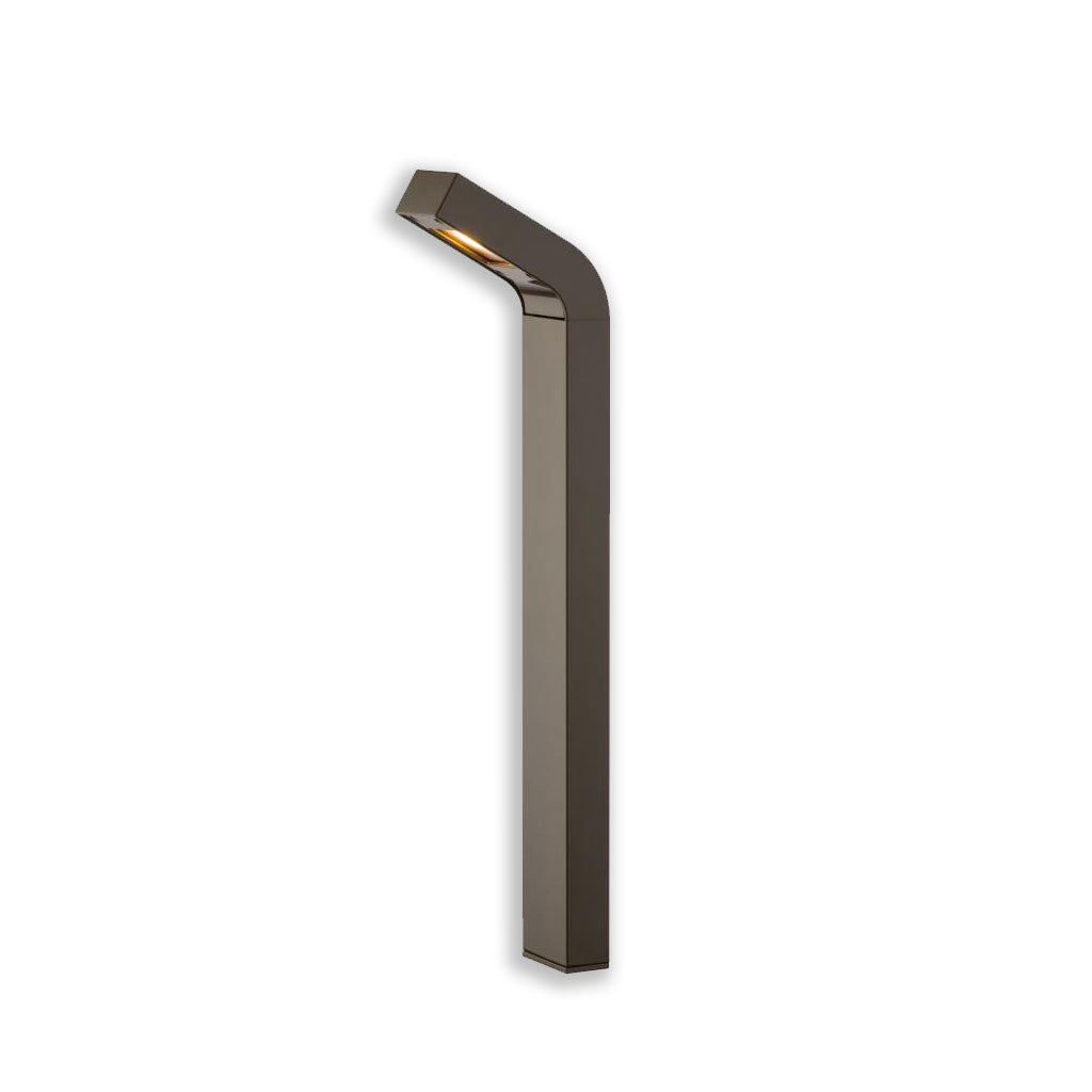 FX Luminaire M-PJ-3LED-BZ • Modern J-Shape Path Light in Bronze