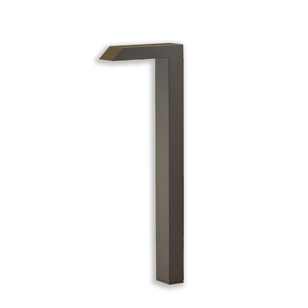 FX Luminaire MPL1LEDBZ - 2W Modern L Style Path Light in Bronze, 2700K