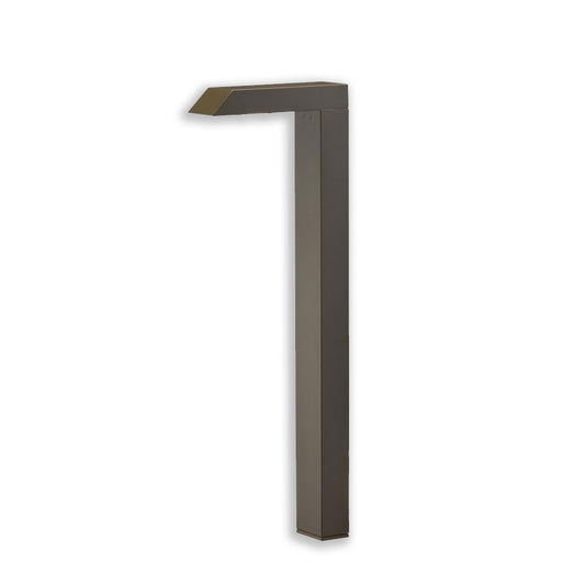 FX Luminaire MPL1LEDBZ - 2W Modern L Style Path Light in Bronze, 2700K