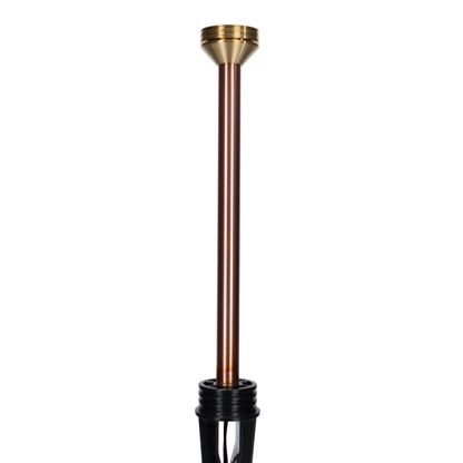 FX Luminaire 18" Grande Path Light Riser Assembly with 3LED, Copper [CU]