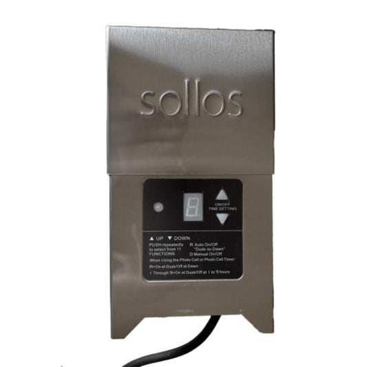 Hayward Sollos 150W Transformer with Photocell and Timer, Stainless Steel