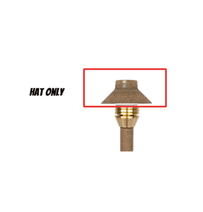 FX Luminaire Designer HC LED Path Hat Top Assembly in Desert Granite [HCLEDTA-DG]