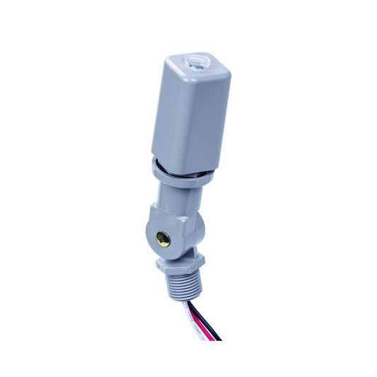 Intermatic EK4736S • NIGHTFOX Top Lens Stem and Swivel Mount Electronic Photocontrol, 120-277 V - Pluggable Photocell - All Lighting Direct