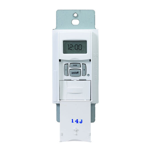 Intermatic EI600WC • Heavy-Duty 7-Day Programmable Timer • 120-277 VAC, 20A • White Color