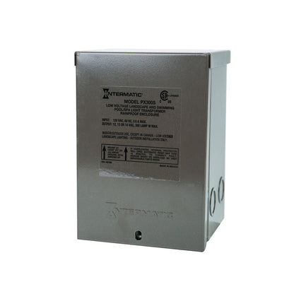 Intermatic PX300S • 300W Pool & Spa Safety Transformer, Multi Tap • Stainless Steel
