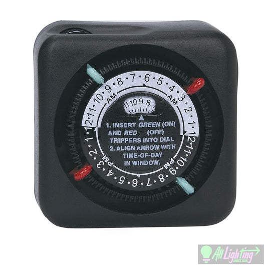 Intermatic (TN111RM40) 24 Hour Analog Landscape Lighting Timer [2 PACK] 2 sets of trippers
