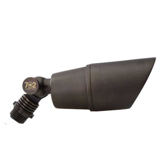 702 Lighting Jack - Fixed socket MR16 Drop-in Uplight in Antique Brass, Convex Lens