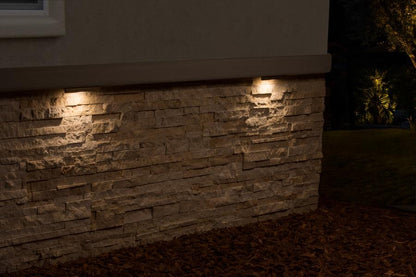 FX Luminaire LF1LEDWBZ - 2W Hardscape Wall Light, Warm 2700K,  Bronze Metallic
