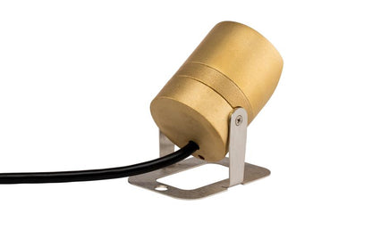 FX Luminaire LL 1LED Underwater Pond or Fountain Light, in Brass [LL-1LED-BS]