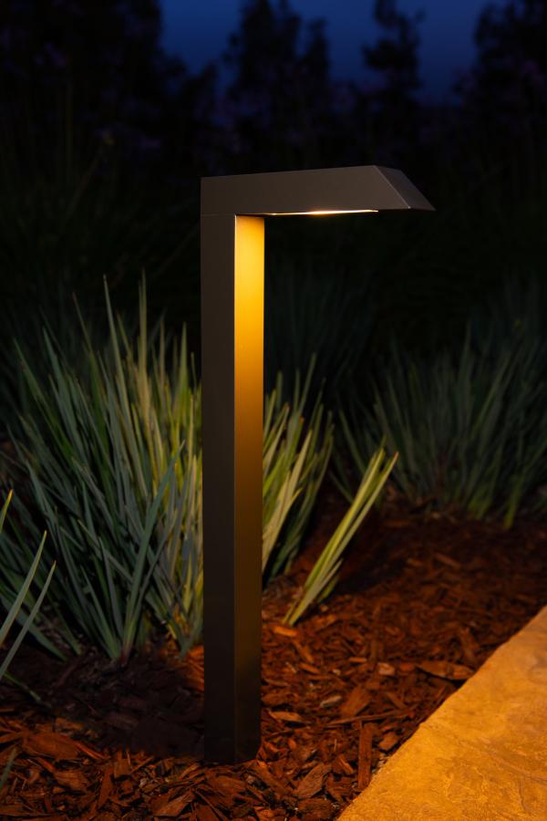 FX Luminaire MP301LEDWFB - 20" Modern Path Light with 1LED, 2700K, Black