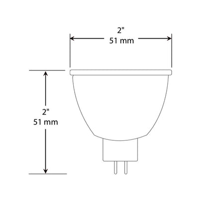 Dauer 487068 • MR16 LED BULB 7W, 2700K & 15°