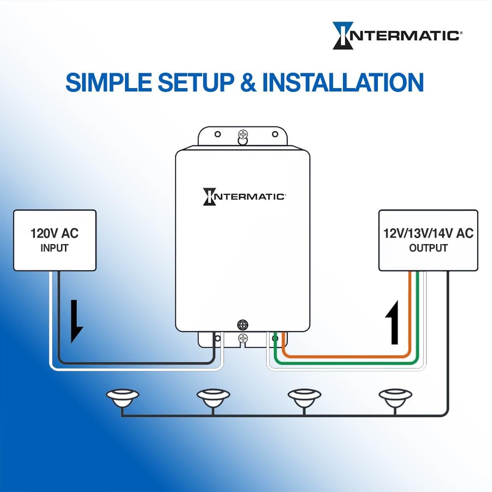 Intermatic PX300 • 300W Pool & Spa Transformer 12-14VAC • Beige