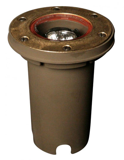FX Luminaire RPNLRGBS | RP Well Light, No Lamp, Ring Faceplate in Natural Brass
