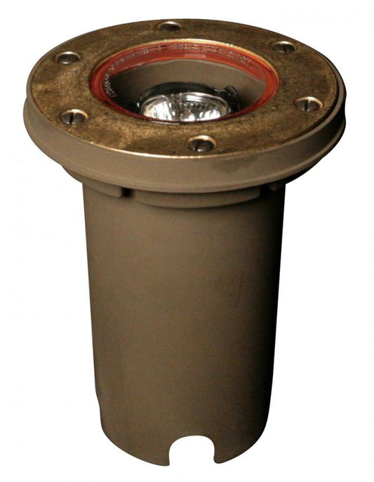 FX Luminaire RPNLRGBS | RP Well Light, No Lamp, Ring Faceplate in Natural Brass