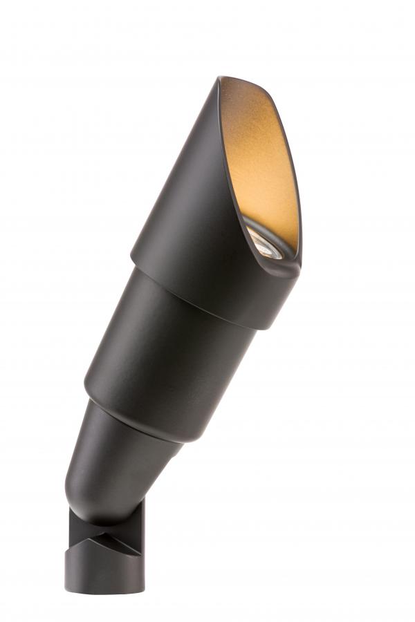 FX Luminaire RSNLLSFB - RS Series Uplight, No Lamp, Long Shroud, Flat Black