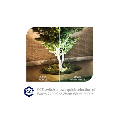 WAC 5121-27/30BZ • 12V Landscape Mini LED Flood Light • 2700/3000K • Bronze
