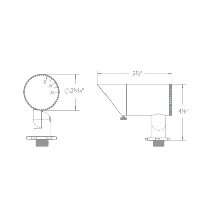 WAC 5311-30BZ • 6W InterBeam Accent Light • 3000K • 20°-60° • Bronze