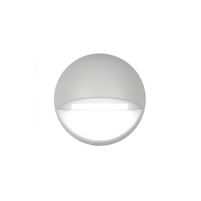 WAC 3011 Round Deck & Patio Light in White (Alum) 3000K